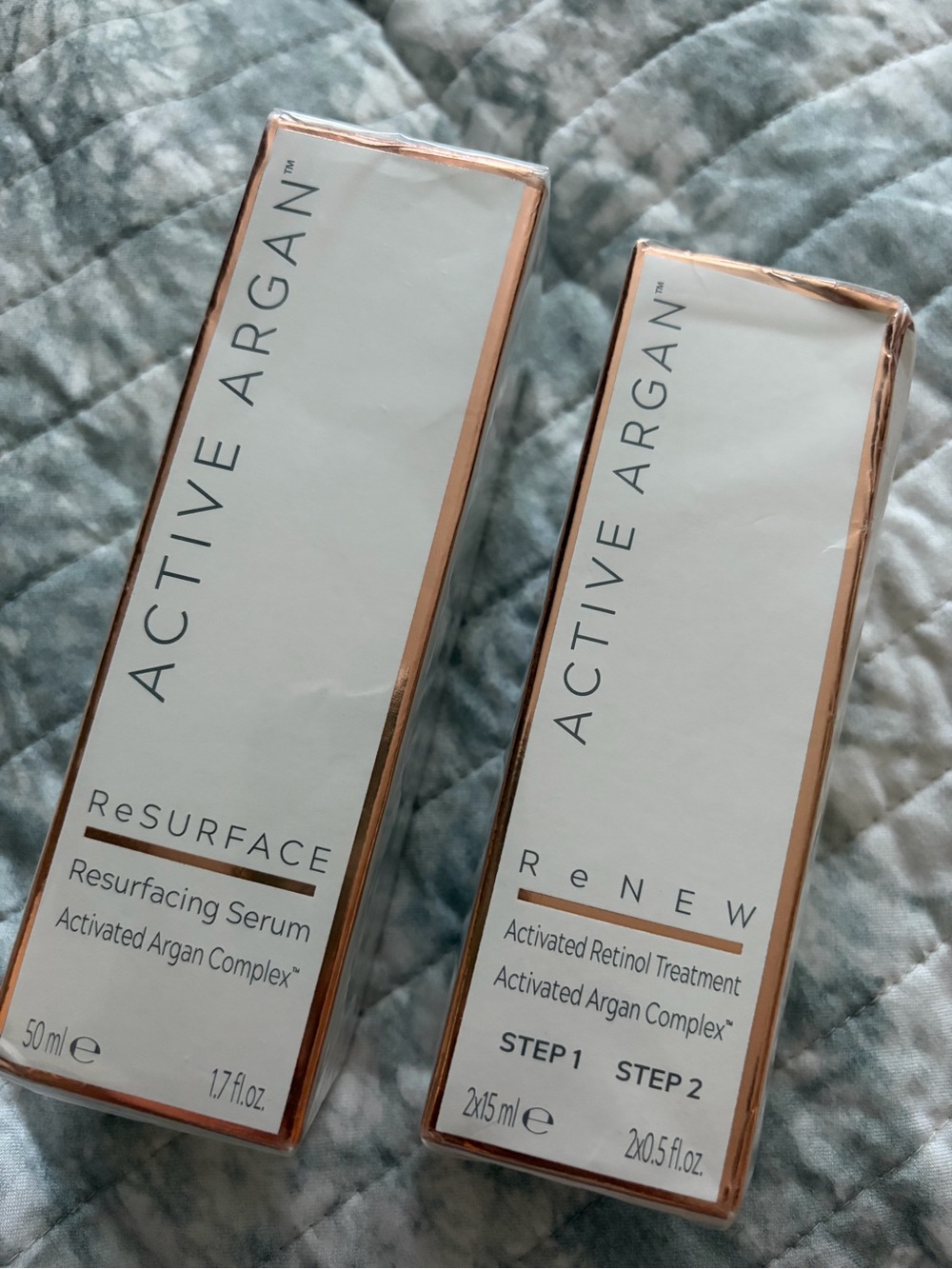ACTIVE ARGAN ReNEW & ReSURFACE Serum - NEW IN SEALED BOX